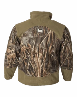 Banded Youth Fleece Jacket | MAX-7 -Realtree B3010003 UFS Fleece Youth Jacket Max7 Back 36964.1695667730