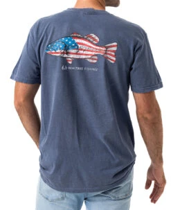 Realtree Comfort Colors American Bass Men's Navy Shirt