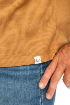 Realtree Men's Highwayman Brown Work Thermal Long Sleeve Shirt -Realtree C11217 BR detail2 78175.1693257874