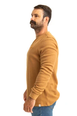 Realtree Men's Highwayman Brown Work Thermal Long Sleeve Shirt -Realtree C11217 BR detail3 66924.1693257874