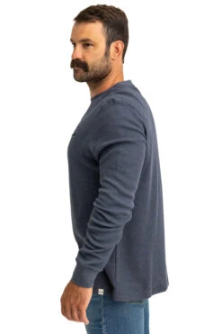 Realtree Men's Highwayman Navy Work Thermal Long Sleeve Shirt -Realtree C11217 NV detail2 61228.1693257933