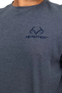 Realtree Men's Highwayman Navy Work Thermal Long Sleeve Shirt -Realtree C11217 NV detail 35449.1693257933