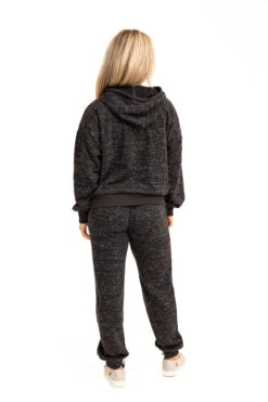 Realtree Women's Applejack Black Speckled Fleece Jogger -Realtree C30387 BK FULL BACK 59247.1693236457