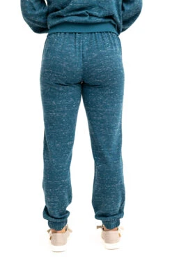 Realtree Women's Applejack Blue Speckled Fleece Jogger -Realtree C30387 BL BACK 80143.1693236216