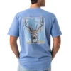 Realtree Men's Whitetail Comfort Colors Blue Shirt