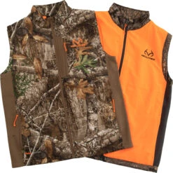Realtree Men's Camo Pro Staff Reversible Hybrid Puffer Vest -Realtree DSC 9074 00098.1684270841