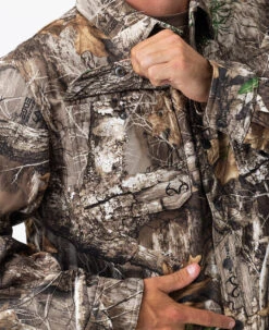 Realtree Men's Camo Bowslayer Hunting Shirt Jacket | EDGE -Realtree M10003 ED COLLAR 53627.1684252016
