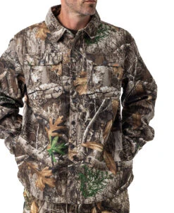 Realtree Men's Camo Bowslayer Hunting Shirt Jacket | EDGE -Realtree M10003 ED FRONT 67409.1684252016