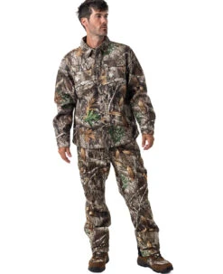 Realtree Men's Camo Bowslayer Hunting Shirt Jacket | EDGE -Realtree M10003 ED FULL FRONT 11249.1684252015