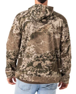 Realtree Men's Green Performance Hoodie | Wav3 -Realtree M10109 WGR BACK 16494.1684268600