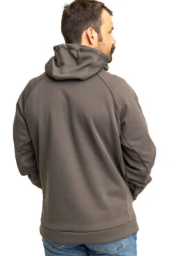 Realtree Men's Gray Pullover Hoodie With Vented Face Mask -Realtree M307 CHAR back2 32105.1693491142