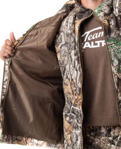 Realtree Men's Camo 4 In 1 Hunting Parka Jacket | EDGE -Realtree M644 ED DOUBLE JACKET 21479.1684252374