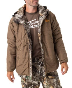 Realtree Men's Camo 4 In 1 Hunting Parka Jacket | EDGE -Realtree M644 ED LAYERS 69179.1684252374