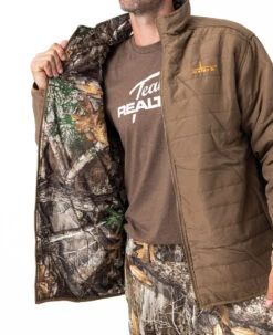 Realtree Men's Camo 4 In 1 Hunting Parka Jacket | EDGE -Realtree M644 ED SHELL 01304.1684252374