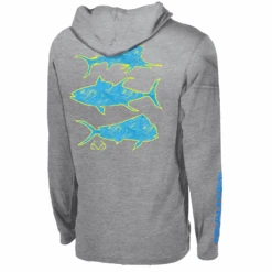Realtree Mahi Performance Long Sleeve Hooded Shirt -Realtree Mahi Performance Long Sleeve Hooded Shirt 92531.1626119710
