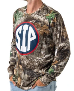 Realtree Men's Longsleeve Ole Miss SIP Shirt  | EDGE -Realtree OM100 ED SIDE 11130.1684268382