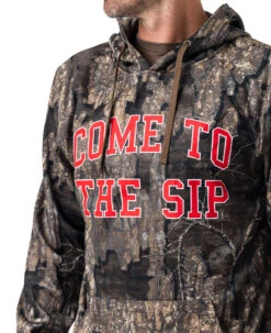 Realtree Men's Ole MissCome To The SIP Pullover Hoodie -Realtree OM501 TM LOGO 88203.1684270284