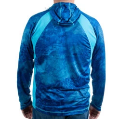 Realtree Men's Coppermine Cove Hooded Performance Layer With Gaiter -Realtree RFM10028 BL BACK 70471.1618514349