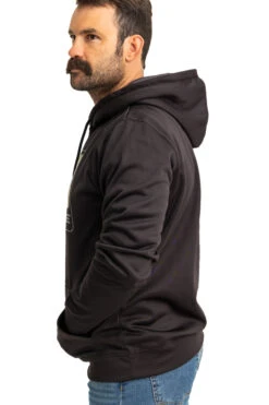 Realtree Men's Coldsnap Black Performance Hoodie -Realtree RJOFH11235 B001 SIDE 73070.1693240852