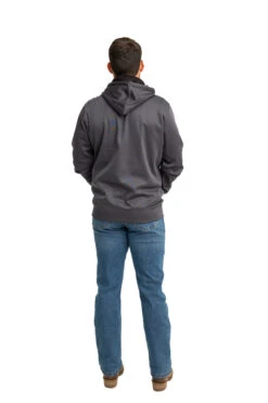 Realtree Men's Coldsnap Gray Performance Hoodie -Realtree RJOFH11235 B057 BACK FULL 53903.1693240811