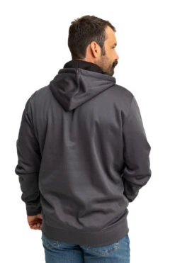 Realtree Men's Coldsnap Gray Performance Hoodie -Realtree RJOFH11235 B057 BACK 65955.1693240811