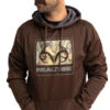 Realtree Men's Coldsnap Brown Performance Hoodie