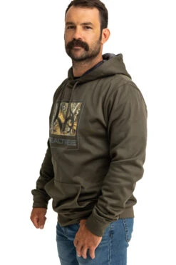 Realtree Men's Coldsnap Green Performance Hoodie -Realtree RJOFH11235 B319 SKEWED 40314.1693240785