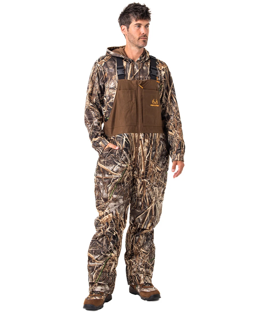 Realtree Camo Pro Staff Insulated Waterproof Bibs | MAX-7 1 Realtree Camo Pro Staff Insulated Waterproof Bibs | MAX-7