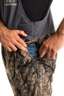 Realtree Camo Pro Staff Insulated Waterproof Bibs | Timber -Realtree RO529 TM POCKET DETAILS 50781.1692996646