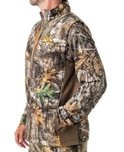 Realtree Men's Camo Pro Staff Reversible Hybrid Puffer Vest -Realtree RO530 ED SIDE 51225.1684270841