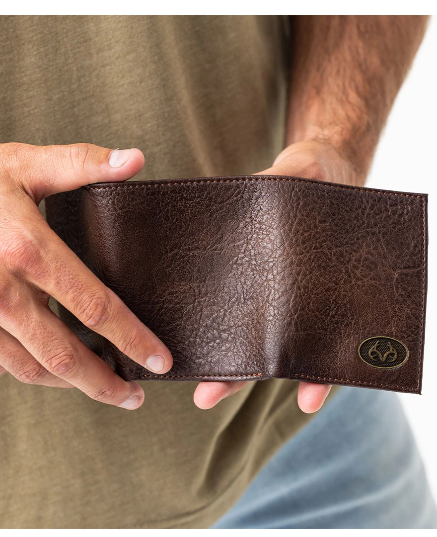 Realtree Antler Logo Trifold Wallet 2 Realtree Antler Logo Trifold Wallet - Image 2