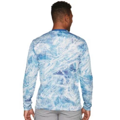 Realtree Men's Gulf Stream Performance Fishing Long Sleeve Shirt -Realtree RRTTL11186 BACK 20954.1674147716
