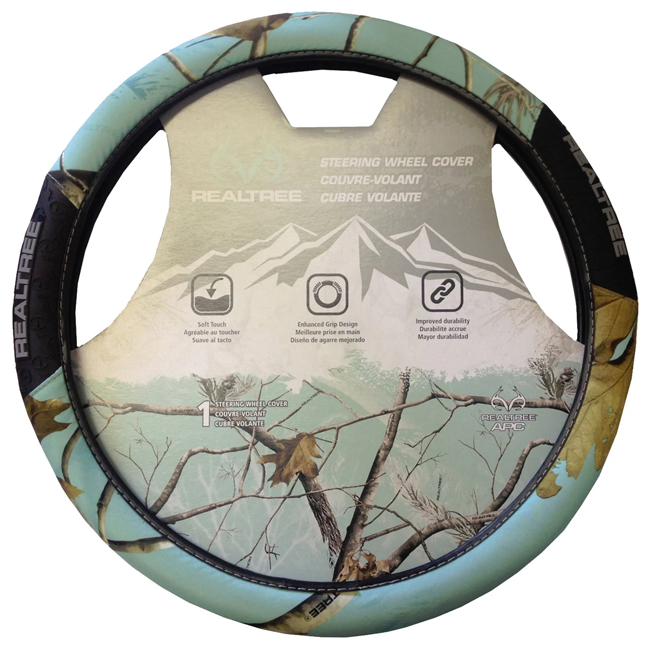 Realtree Mint 2-Grip Steering Wheel Cover | Xtra Colors 6 Realtree Mint 2-Grip Steering Wheel Cover | Xtra Colors - Image 6