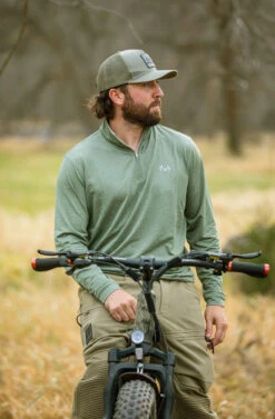 Realtree Men's Exclusive Green Pro Staff 1/4 Zip Lightweight Pullover -Realtree Untitled 1 59202.1653489975