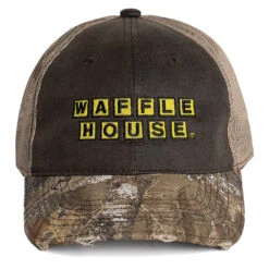Waffle House Edge Camo Mesh Back Cap -Realtree WH235 ED 90192.1629403646