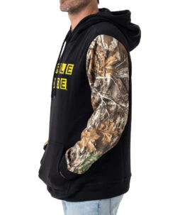 Realtree Men's Waffle House Fleece Hoodie -Realtree WH500 BK SIDE 49632.1684272192