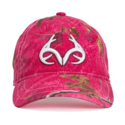 Realtree Women's Colors Camo Antler Logo Hat | Xtra -Realtree hp front 78463.1631048754