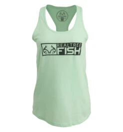 Realtree Women's Fish Tank -Realtree ladies tank mint 70652.1682545208