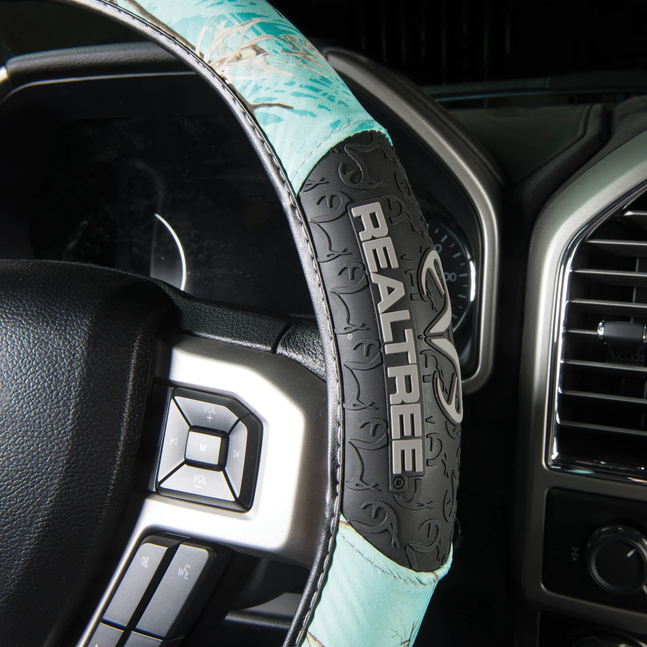 Realtree Mint 2-Grip Steering Wheel Cover | Xtra Colors 2 Realtree Mint 2-Grip Steering Wheel Cover | Xtra Colors - Image 2